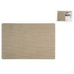 H&h 6x Tovagliette Antimacchia Jaquard Sofia Tortora 31X46 In Polyline