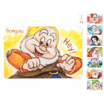 Home 12x Tovagliette Singola Sette nani Sketch, Colori Assortiti, Rombo