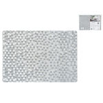 H&h 6x Tovagliette Antimacchia Dijon Argento 31X46 In Polyline