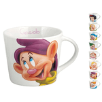 Home 12x Tazze Jumbo Disney Sette Nani Porcellana Cc430, Rombo
