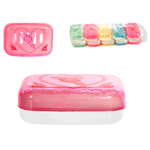 Rombo 10x Portasapone Plastica, Colori Assortiti, Accessorio Per Il Bagno