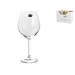 Bohemia 6x Calici In Vetro Trasparente Enoteca Per Degustazione Cl71
