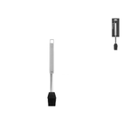 H&h 6x Pennelli Silicone H&amp;H Kitchen New Acciaio Inox
