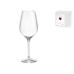 H&h 6x Calici In Vetro, 470 Ml, Trasparente, H&amp;H, Per Vini Rossi, Emotion