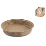 H&h 12x Confezione 4 Stampi In Carta Da Forno Per Torta Al Cacao, 21X3,4Cm, Marrone