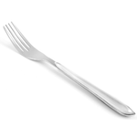 Amefa 6x Forchette Da Tavola In Acciaio Inox Eclat, Manico Bianco