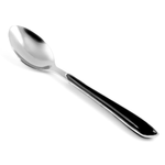 Amefa 6x Cucchiai Da Tavola In Acciaio Inox Eclat, Manico Nero