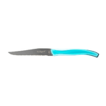 Amefa 6x Coltelli Da Tavolo In Acciaio Inox Rising Sun Manico Turchese