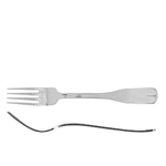 Amefa 6x Forchette Da Tavolo In Acciaio Inox Vieux Parix, Argento