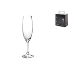 Bohemia 6x Calici In Vetro Trasparente Lara Per Flute, 22Cl, Bohemia