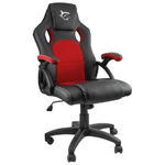 White Shark KING'S THRONE Sedia per gaming universale Sedia imbottita tappezzata Nero, Rosso