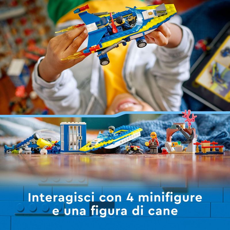 LEGO-City-60355-Missioni-Investigative-della-Polizia-Marittima-Set-di-Costruzioni-con-Avventura-Digitale-Interattiva