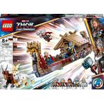 LEGO Marvel 76208 Drakkar di Thor, Giochi per Bambini dai 7 Anni, Set con Nave Giocattolo da Costruire