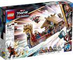 LEGO-Marvel-76208-Drakkar-di-Thor-Giochi-per-Bambini-dai-7-Anni-Set-con-Nave-Giocattolo-da-Costruire-Martello-Stormbreaker