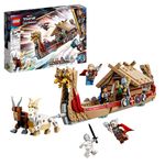 LEGO-Marvel-76208-Drakkar-di-Thor-Giochi-per-Bambini-dai-7-Anni-Set-con-Nave-Giocattolo-da-Costruire-Martello-Stormbreaker