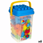 Color Block Set di Costruzioni Color Block Basic Secchio 50 Pezzi (6 Unità)