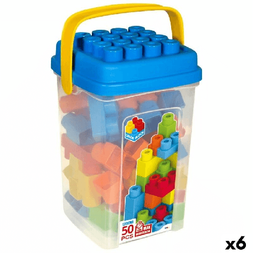 Color Block Set di Costruzioni Color Block Basic Secchio 50 Pezzi (6 Unità)