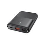 Ksix Batteria Esterna/Power Bank 10000mAh 22.5W - Ultrasottile - Tecnologia PD - Ricarica Simultanea - 1x USB-A 1x USB-C