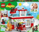 LEGO-DUPLO-10970-Caserma-Dei-Pompieri-ed-Elicottero-Giochi-Creativi-ed-Educativi-per-Bambini-di-2--Anni-Camion-Giocattolo