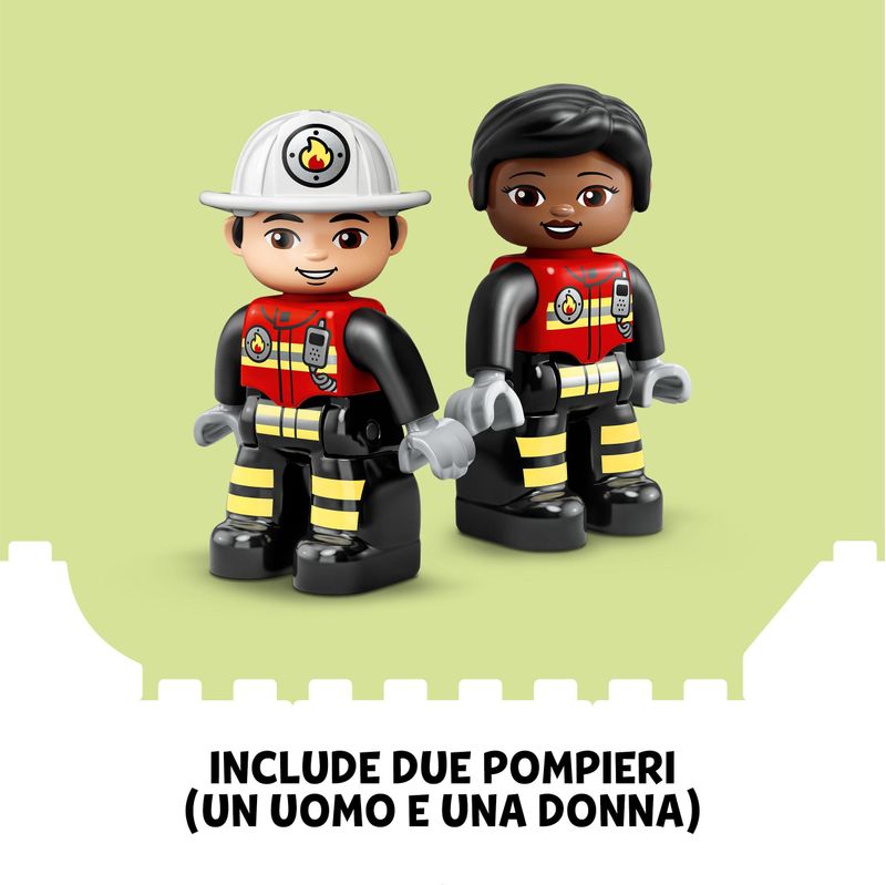 LEGO-DUPLO-10970-Caserma-Dei-Pompieri-ed-Elicottero-Giochi-Creativi-ed-Educativi-per-Bambini-di-2--Anni-Camion-Giocattolo