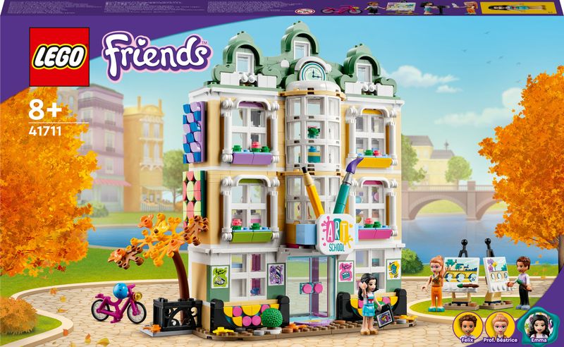 LEGO-Friends-41711-La-Scuola-d’Arte-di-Emma-Casa-delle-Bambole-Mini-Bamboline