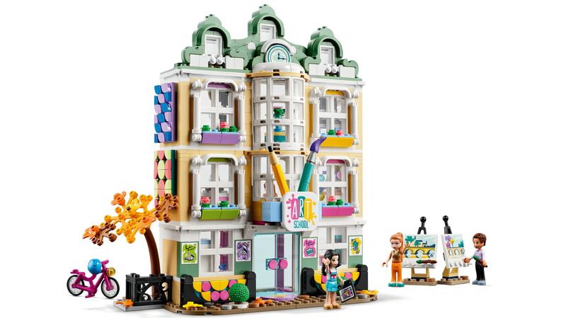 LEGO-Friends-41711-La-Scuola-d’Arte-di-Emma-Casa-delle-Bambole-Mini-Bamboline