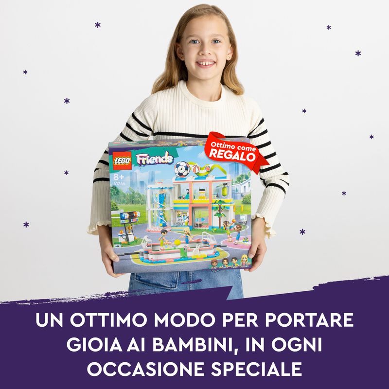 LEGO-Friends-41744-Centro-Sportivo-Gioco-del-Calcio-Basket-Tennis-Parete-da-Arrampicata-e-4-Mini-Bamboline-per-Bambini-8-