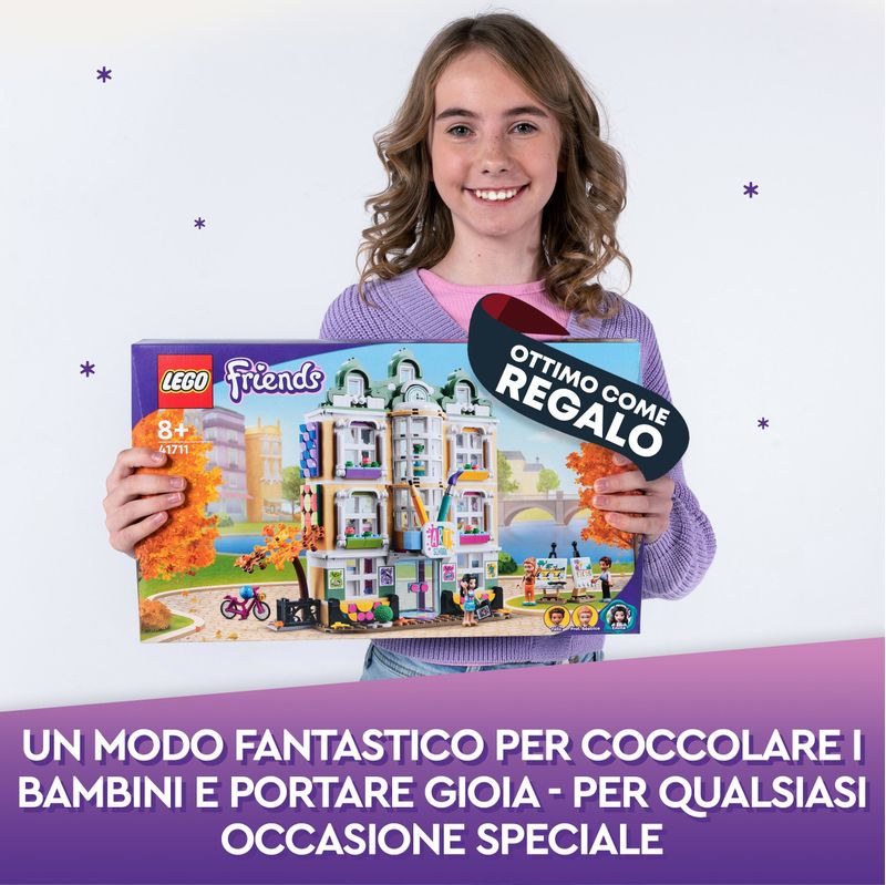 LEGO-Friends-41711-La-Scuola-d’Arte-di-Emma-Casa-delle-Bambole-Mini-Bamboline