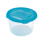 Heidrun 12x Heidrun Contenitori universale 1 L Blu, Trasparente, 91 mm, 14,5 cm