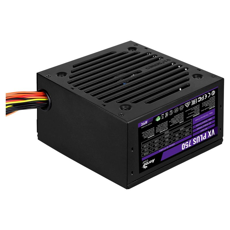 Aerocool-VX-Plus-750-Fonte-alimentare-750W-ATX-2.3---PFC-attivo---Ventola-silenziosa-da-120-mm