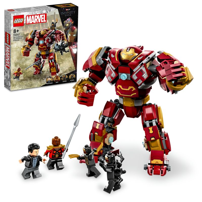 LEGO-76247-Marvel-Hulkbuster--La-Battaglia-di-Wakanda-Set-con-Action-Figure-Mech-e-Minifigure-di-Hulk-Giochi-per-Bambini-Bambine-Ragazzi-