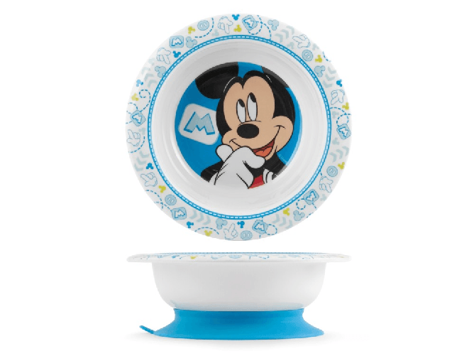 Lulabi 6x Piatti Antiscivolo Lulabi Mickey Disney In Melamina 16 Cm