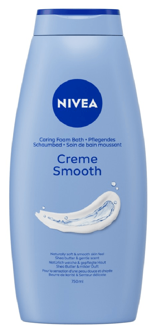 Nivea 3x Nivea Bagno 750 Ml. Creme Smooth