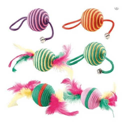 Ferplast Gioco per animali Ferplast 86110099 Palla Cordino Assortito