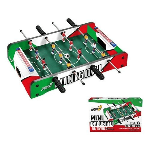 Mandelli Calciobalilla Mandelli 706200451 SPORT ONE Mini Goal da tavolo Tricolo