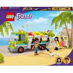 LEGO Friends 41712 Camion Riciclaggio Rifiuti, Mini Bambolina Emma, Nettezza Urbana Giocattolo