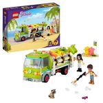 LEGO-Friends-41712-Camion-Riciclaggio-Rifiuti-Mini-Bambolina-Emma-Nettezza-Urbana-Giocattolo-Giochi-per-Bambini-dai-6-Anni