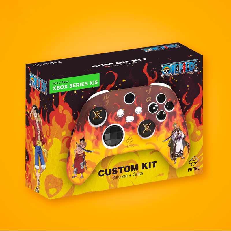 FR-TEC-One-Piece-Fire-Pack-de-Carcasa-Silicona---Grips---Sticker-para-Xbox