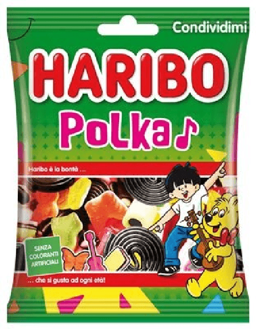 Haribo 24x Bundle Caramelle Haribo Polka Gr 175