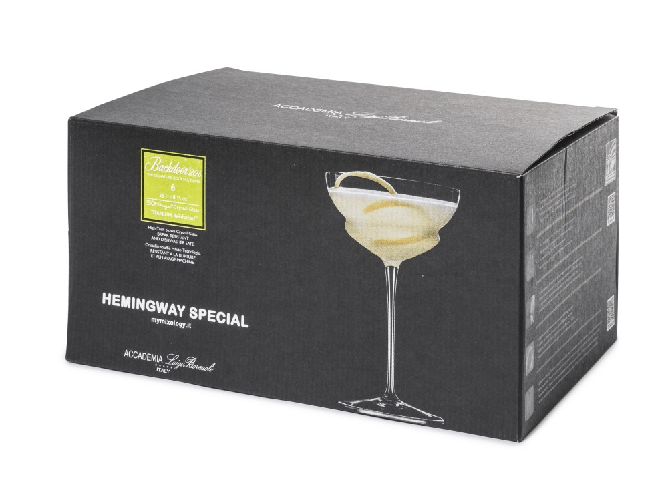 Bormioli Luigi  6 Calici Backdoor Hemingway In Vetro Sonoro Superiore Cl 25