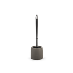 Home portascopino wc Basic tortora e nero