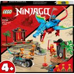 LEGO Ninjago 71759 Il Tempio del Ninja Dragone, Set di Costruzioni con Drago e Moto Giocattolo