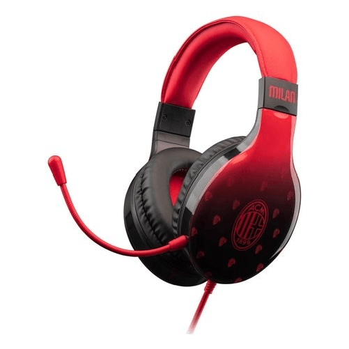 Qubick Cuffie gaming Qubick ACMU0209 MULTIPIATTAFORMA AC Milan Devils Black e