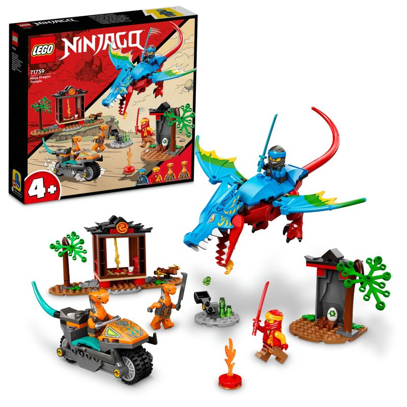 LEGO-Ninjago-71759-Il-Tempio-del-Ninja-Dragone-Set-di-Costruzioni-con-Drago-e-Moto-Giocattolo-Giochi-per-Bambini-dai-4-Anni