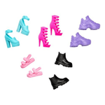 Mattel Scarpe Fashion bambola 5 paia Mattel HWV71 BARBIE Assortito