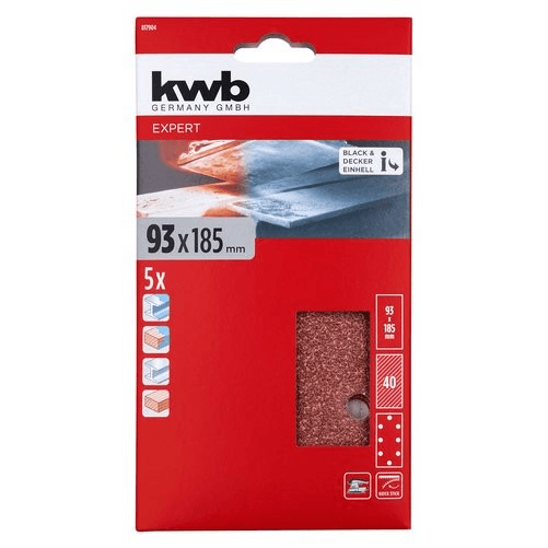 Kwb Set fogli abrasivi levigatrice Kwb 49817904 QUICK STICK