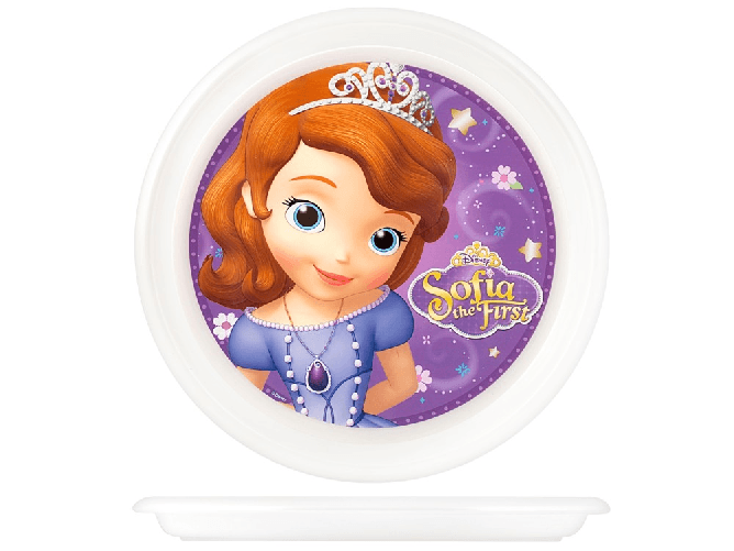 Home 12x Piatti In Polipropilene Home Disney Sofia piani Cm22,5
