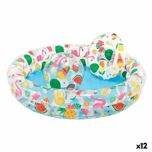 Intex Piscina Gonfiabile per Bambini Intex Tropicale Anelli 150 l 122 x 25 cm (12 Unità)