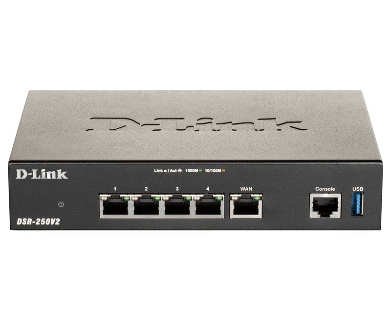 D-Link-DSR-250V2-router-wireless-Gigabit-Ethernet-Nero