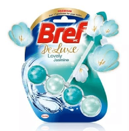 Bref 10x Bundle Bref Tavoletta Wc Solida 4 Palline Perfume Change (1 Pezzo Singolo Misto)